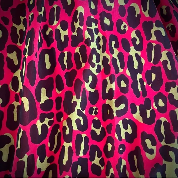 Sourpuss red leopard print dress S - Picture 4 of 10